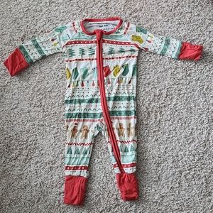 Little Sleepies Newborn Zippy Holiday Pattern